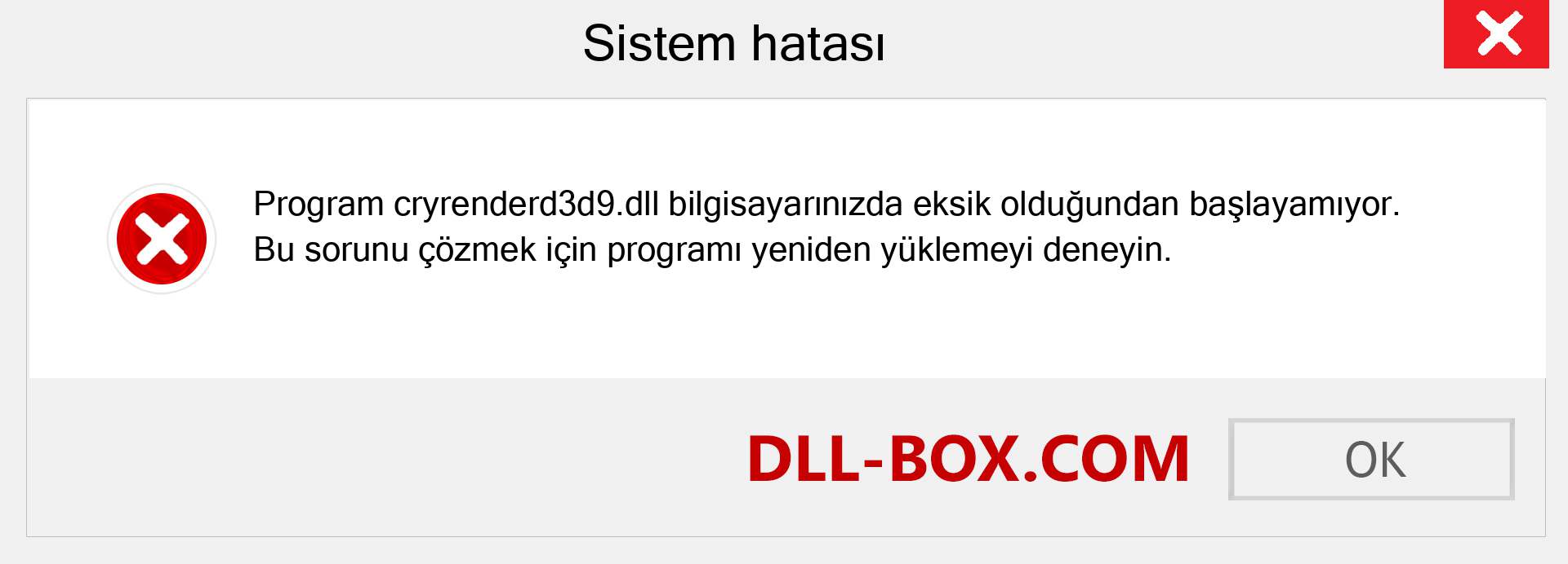 cryrenderd3d9.dll dosyası eksik mi? Windows 7, 8, 10 için İndirin - Windows'ta cryrenderd3d9 dll Eksik Hatasını Düzeltin, fotoğraflar, resimler